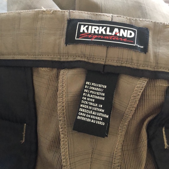 Men’s Shorts Size 38 Sage Green Kirkland Signature Brand Mint Condition - Picture 7 of 8